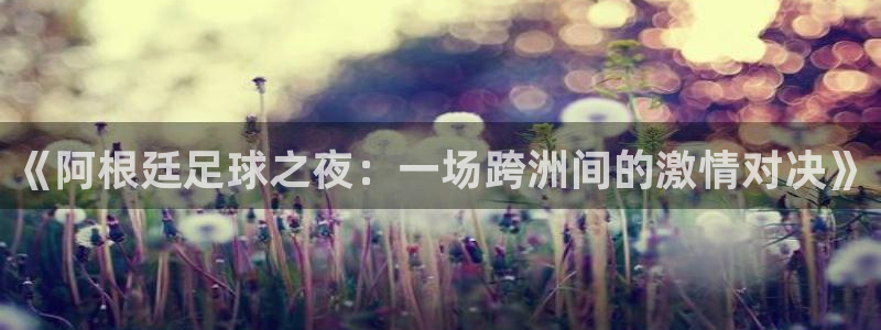 《阿根廷足球之夜：一场跨洲间的激情对决》