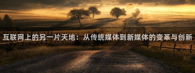 极速体育nba：互联网上的另一片天地：从传统媒体到新媒体的变革与创新